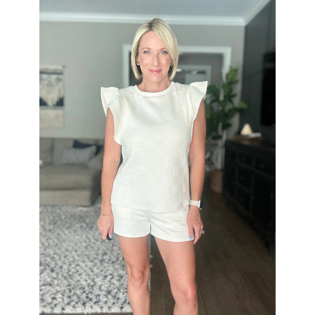 Penelope Ruffle Sleeve Set