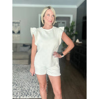 Penelope Ruffle Sleeve Set