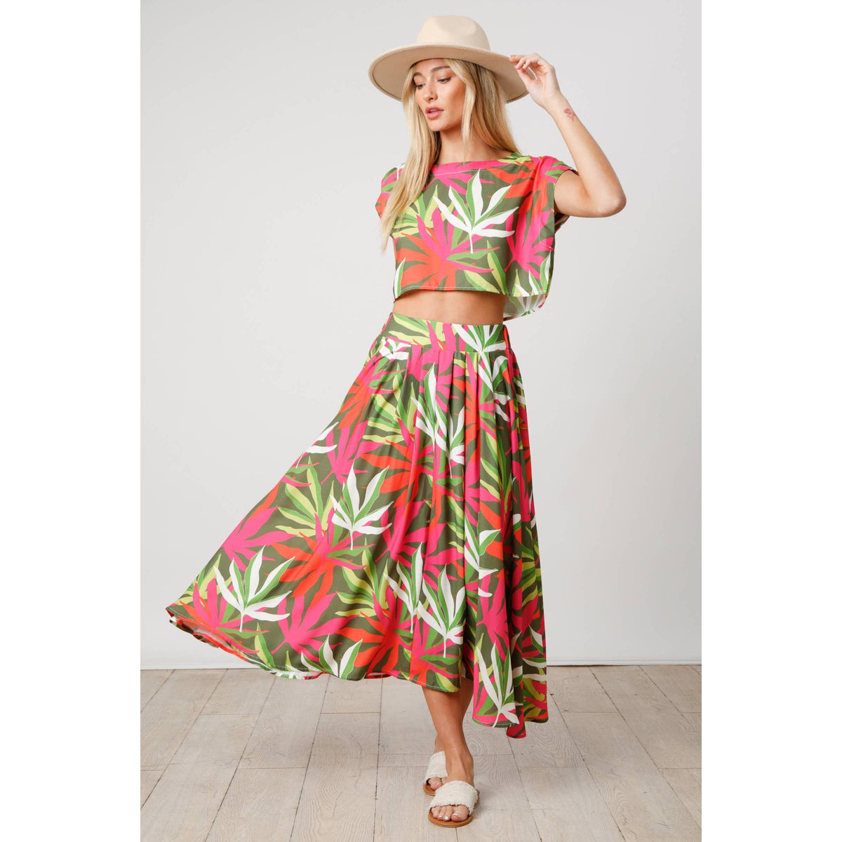 Tropic Like It's Hot Linen Skirt