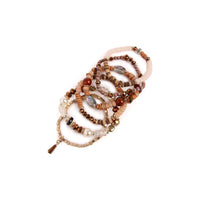 Multi-Stone Beads Stackable Bracelets