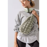 Quilted Crossbody Sling Bag