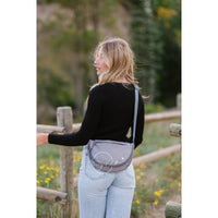 Grey Margot Moon Belt Bag