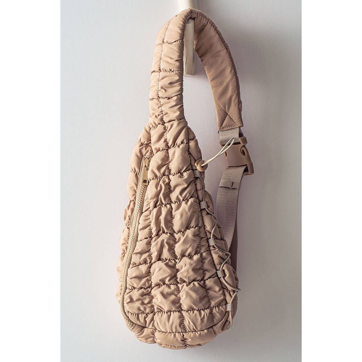 Quilted Crossbody Sling Bag