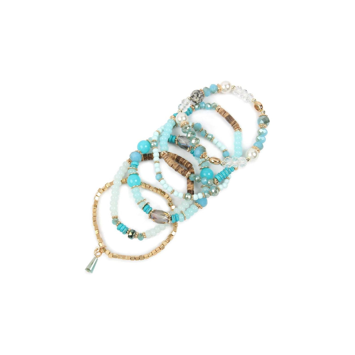 Multi-Stone Beads Stackable Bracelets