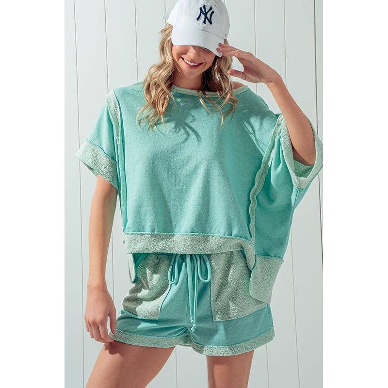 Julie Reverse Stitch Top