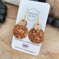Pumpkin Willow Drop Earrings