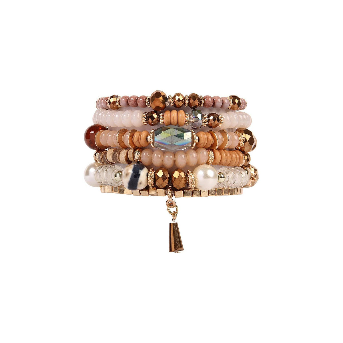 Multi-Stone Beads Stackable Bracelets