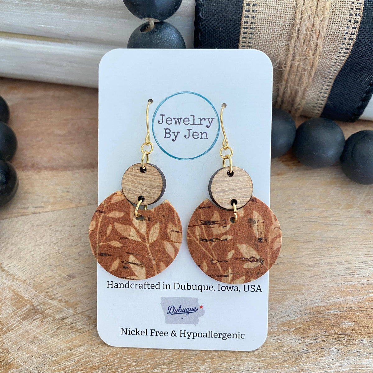 Pumpkin Willow Drop Earrings