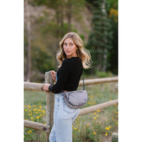 Grey Margot Moon Belt Bag