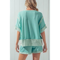 Julie Reverse Stitch Top