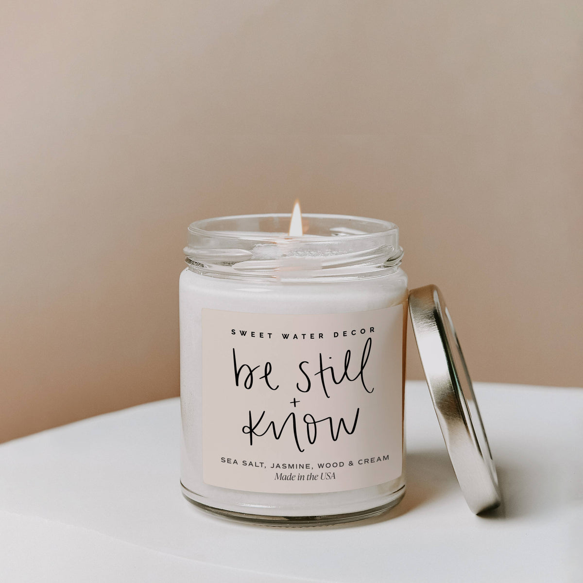 Be Still and Know Candle