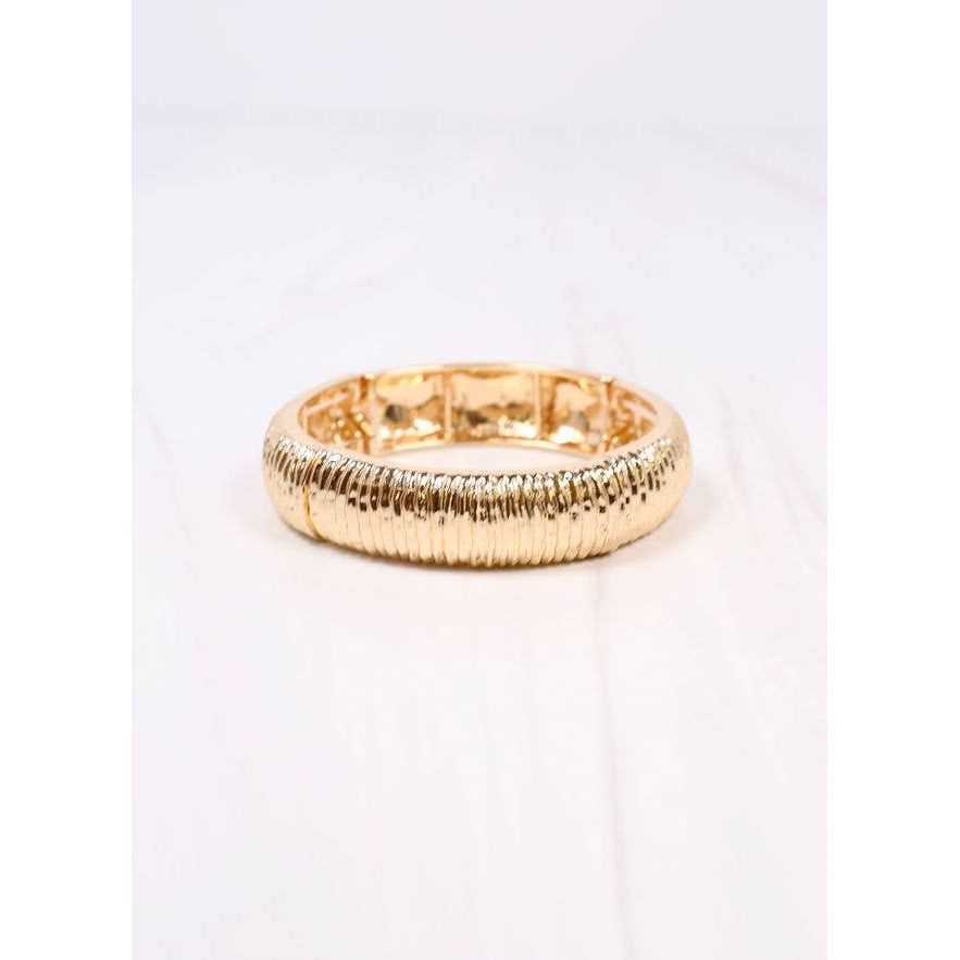 Bryton Ribbed Stretch Bracelet