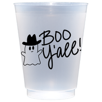 Boo, Y'all! Frosted Acrylic Cups