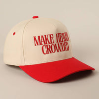 Make Heaven Crowded Embroidered Hat
