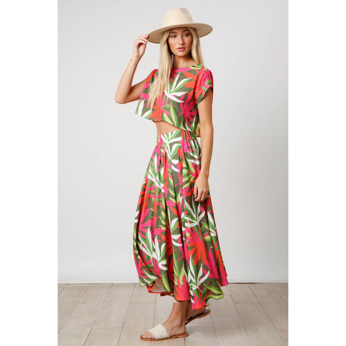 Tropic Like It's Hot Linen Skirt