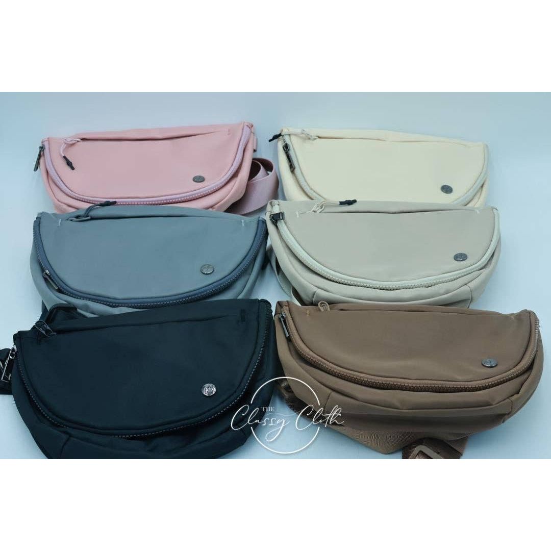 Grey Margot Moon Belt Bag