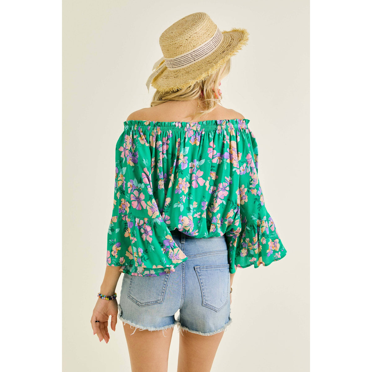 Julia Off Shoulder Bell Sleeve Top