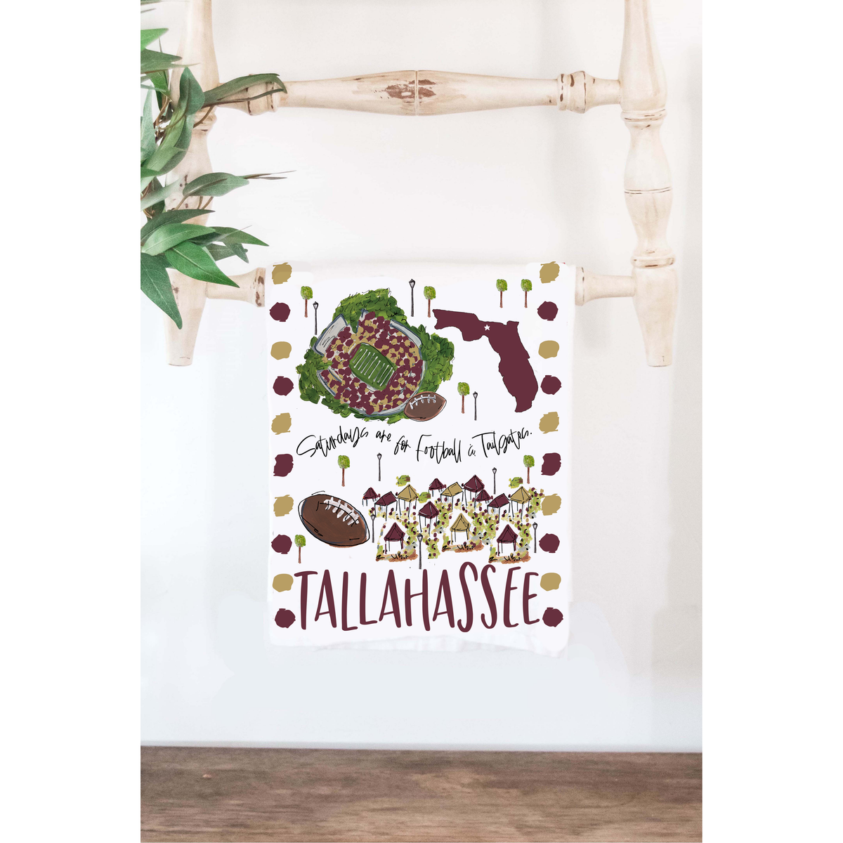 Florida State University Tea Towel
