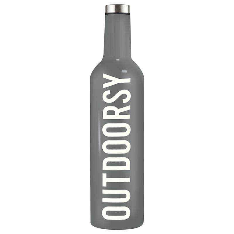 Outdoorsy Stainless Wine Bottle