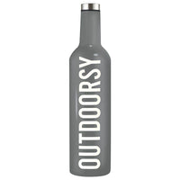 Outdoorsy Stainless Wine Bottle