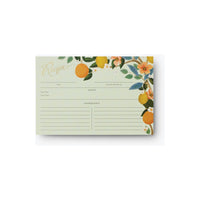 Pack of 12 Citrus Grove Recipe Card